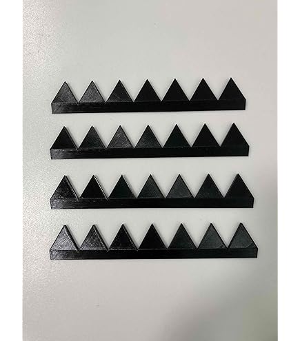 Amazon.co.jp: シェブロン形状 空力デバイス ABS製 連結可能タイプ (6